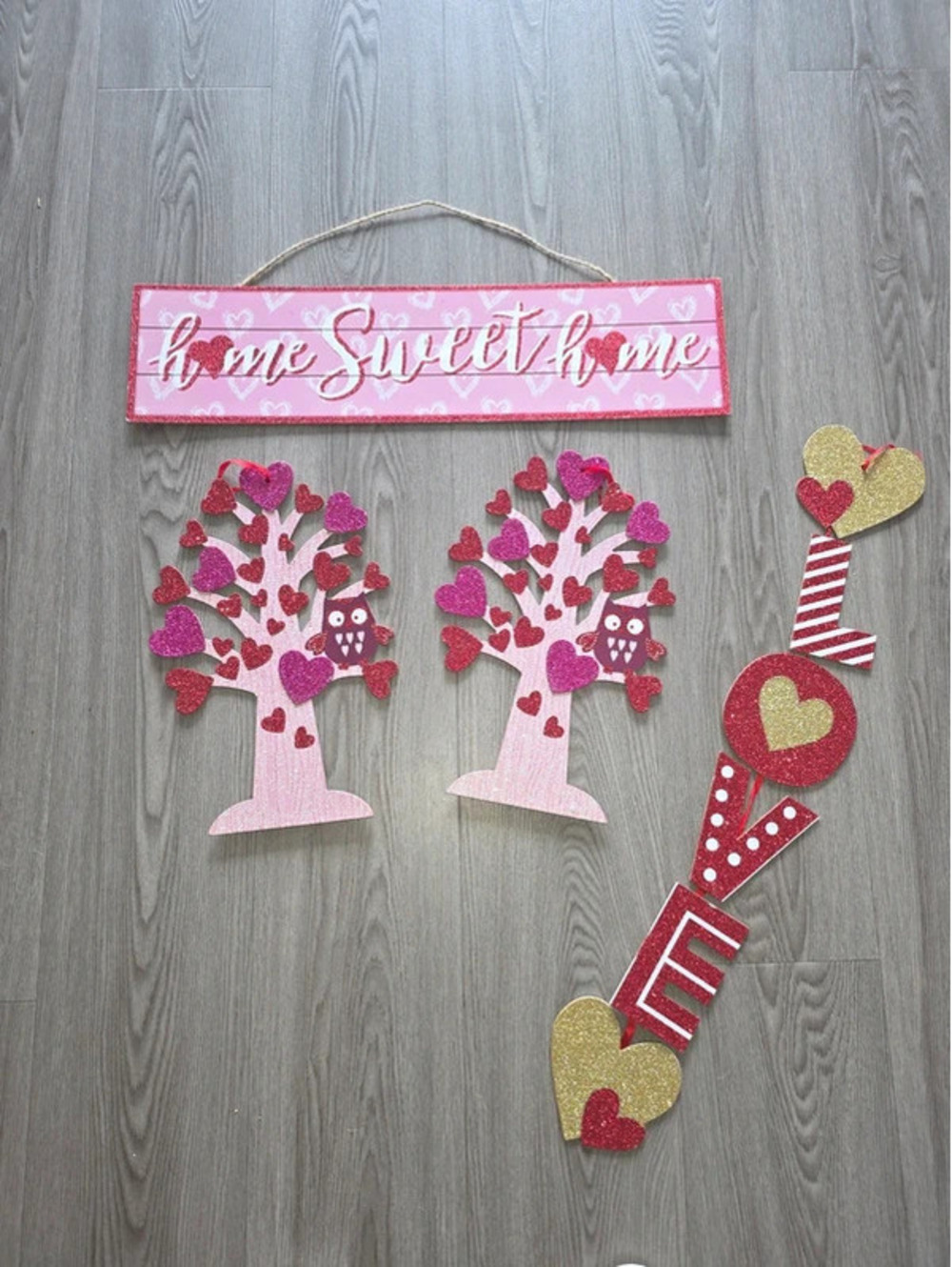 Valentine's Day Home Sweet Home Wall Hanging Decoration